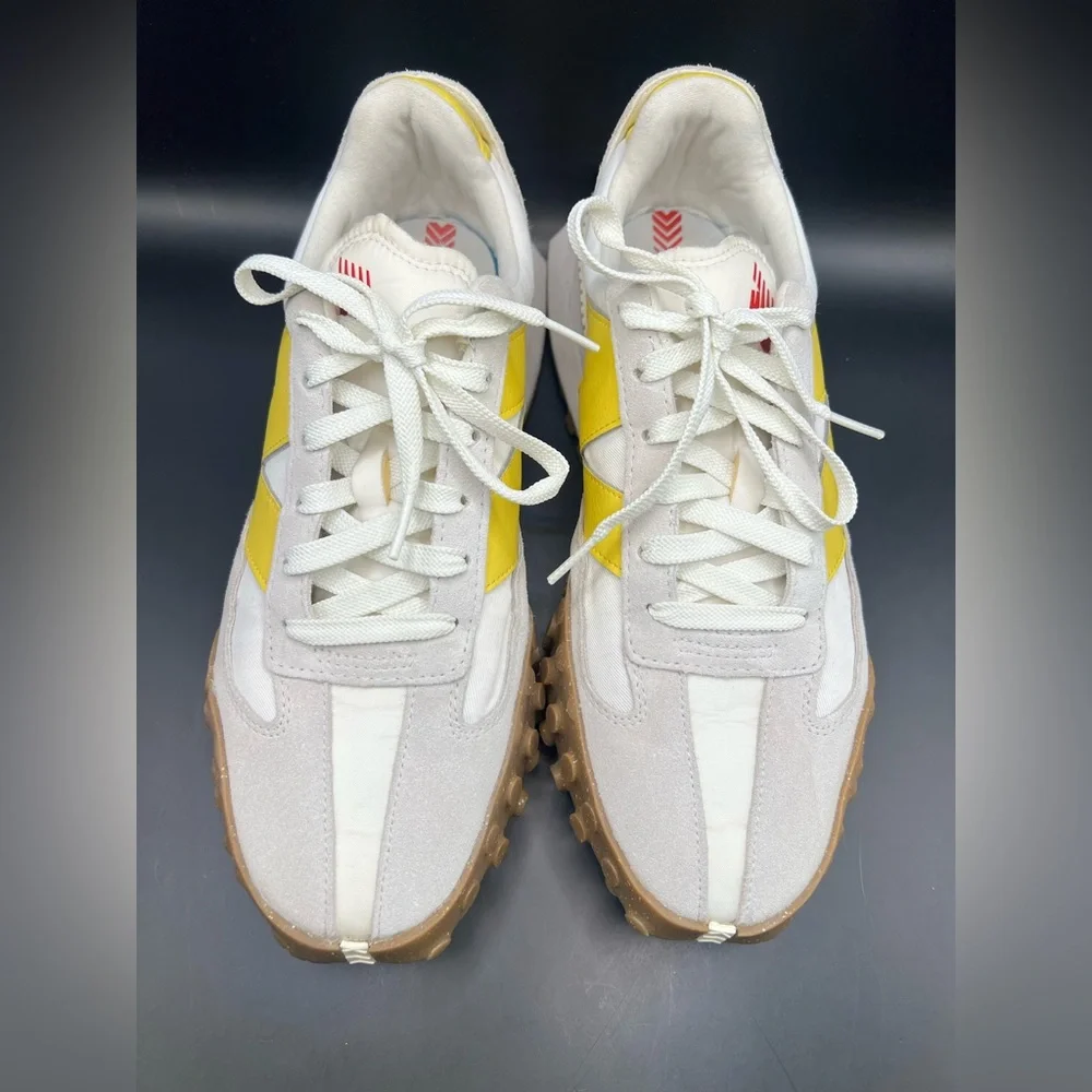 New Balance, XC 72, Cream and Yellow Sneakers, Men’s‎ Size:10